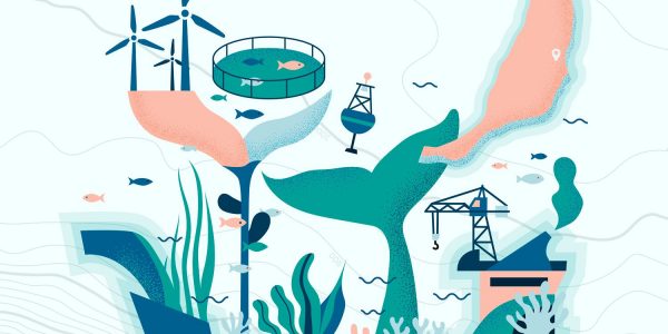 Cartel de la Jornada de innovación y co-creación de proyectos vinculados a la industria de la economía azul en Fuerteventura