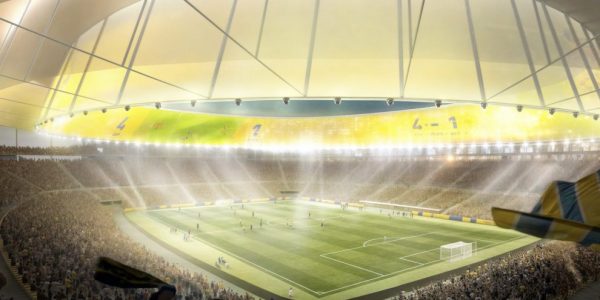 Imagen del proyecto del Estadio de Gran Canaria | Foto: Cabildo de Gran Canaria