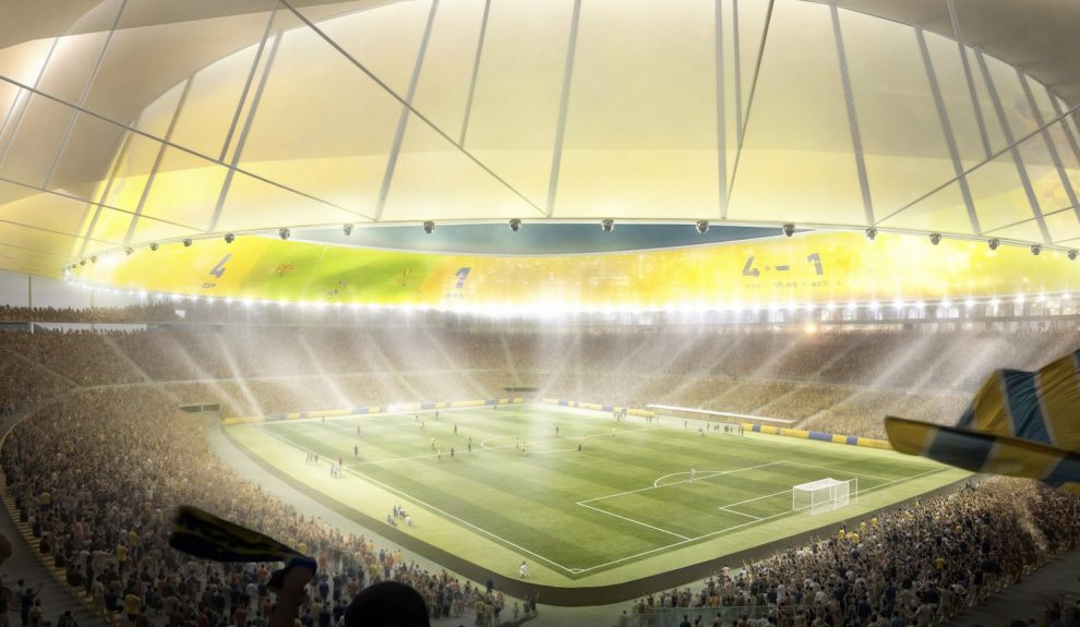 Imagen del proyecto del Estadio de Gran Canaria | Foto: Cabildo de Gran Canaria