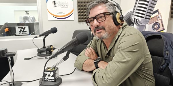 Pedro Sánchez en los estudios de El Espejo Canario