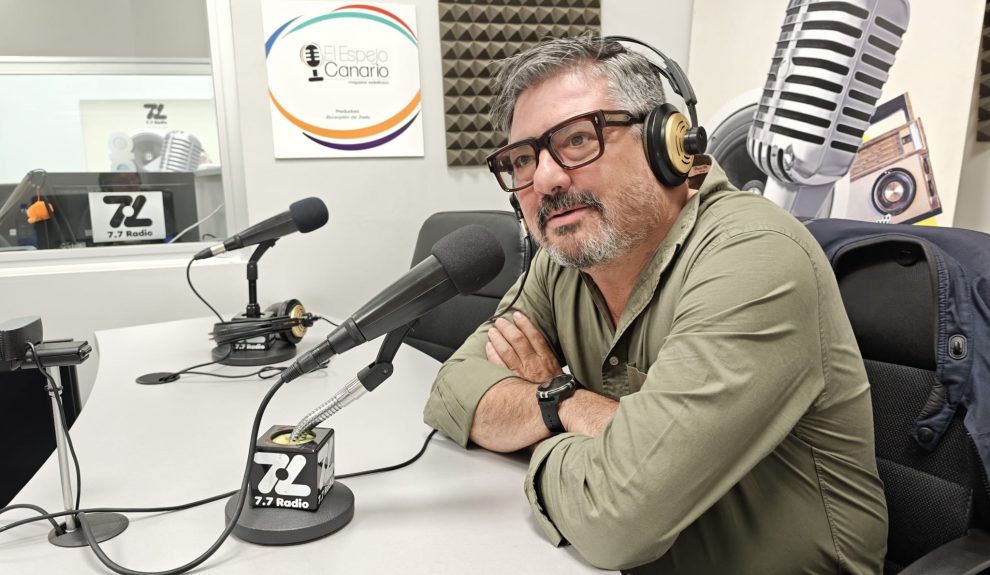 Pedro Sánchez en los estudios de El Espejo Canario