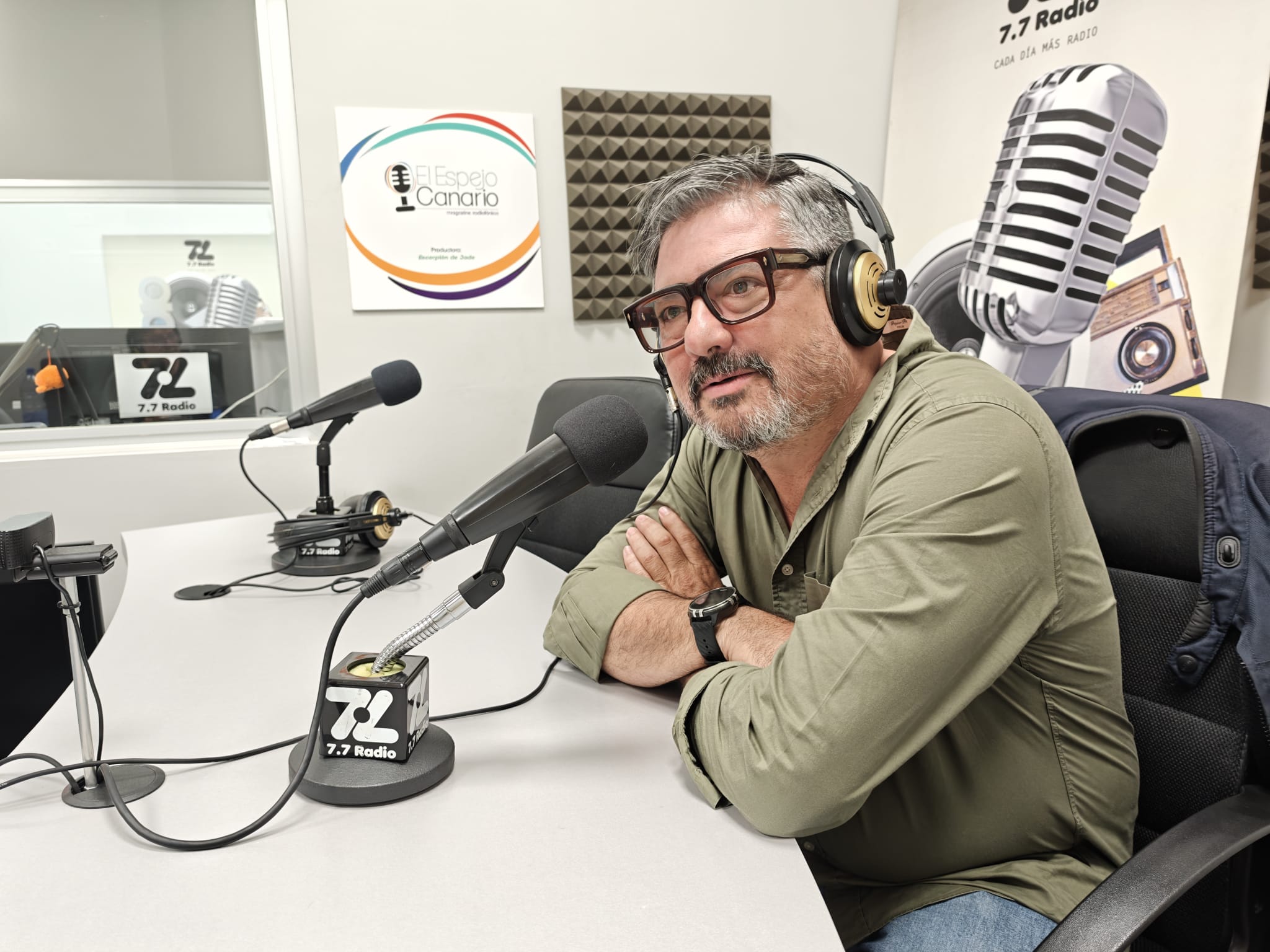 Pedro Sánchez en los estudios de El Espejo Canario