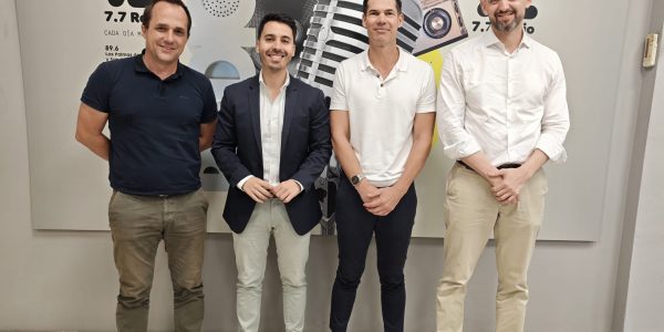 De izquierda a derecha: Lorenzo Muñoz, Alberto Hernández, Fernando Caballero y Raúl Macías.
