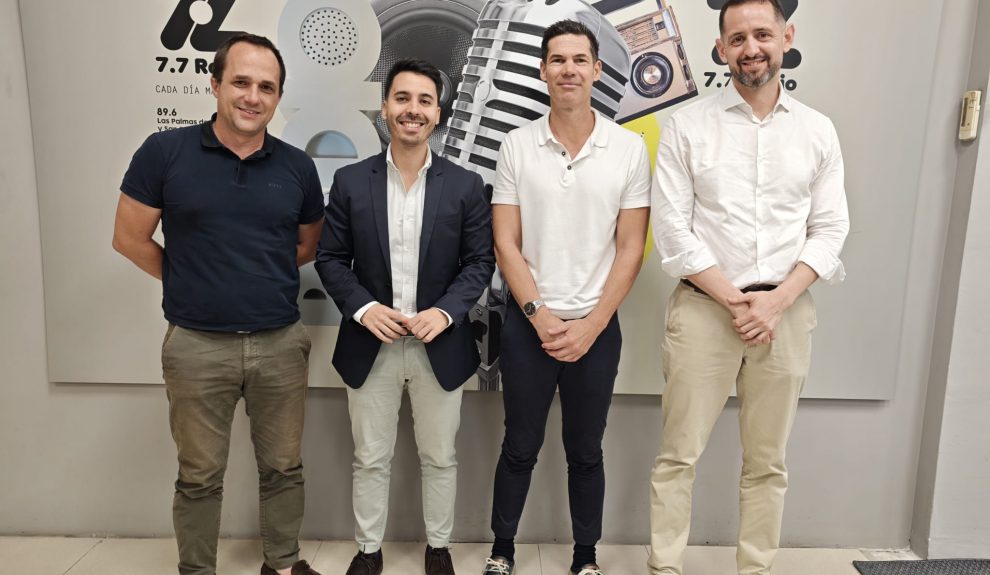 De izquierda a derecha: Lorenzo Muñoz, Alberto Hernández, Fernando Caballero y Raúl Macías.