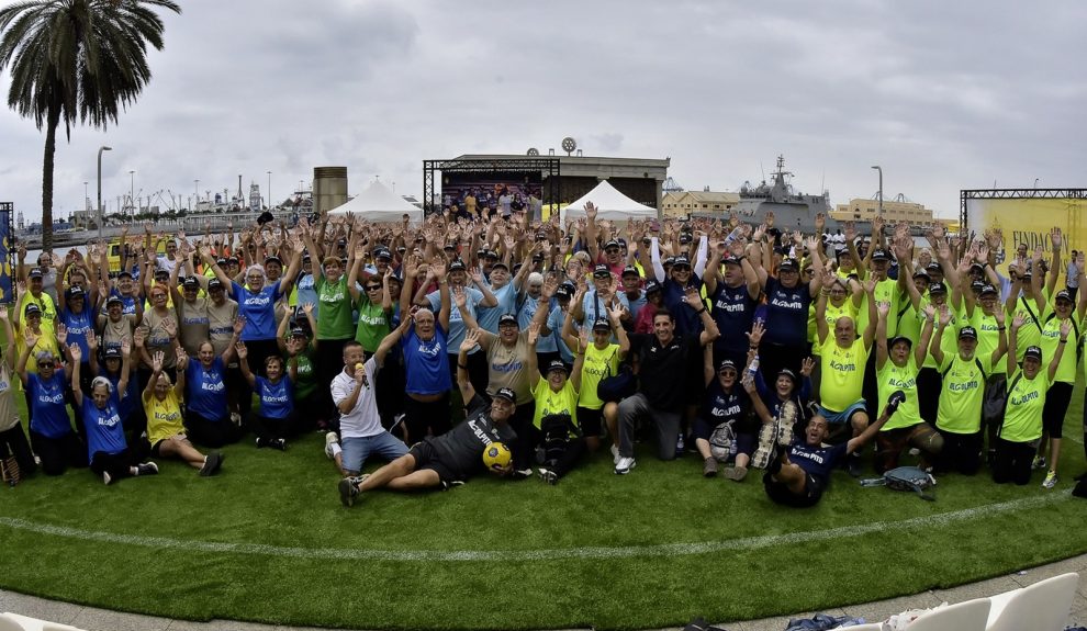 AlGolpito reúne a cerca de 400 participantes en Gran Canaria en su segundo torneo de fútbol caminando | Foto: UD Las Palmas