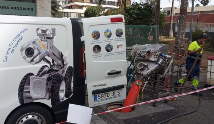 Las Palmas de Gran Canaria rehabilita sin zanjas un tramo del colector de Luis Doreste Silva | Foto: Ayuntamiento de Las Palmas de Gran Canaria