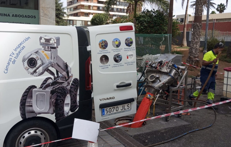 Las Palmas de Gran Canaria rehabilita sin zanjas un tramo del colector de Luis Doreste Silva | Foto: Ayuntamiento de Las Palmas de Gran Canaria