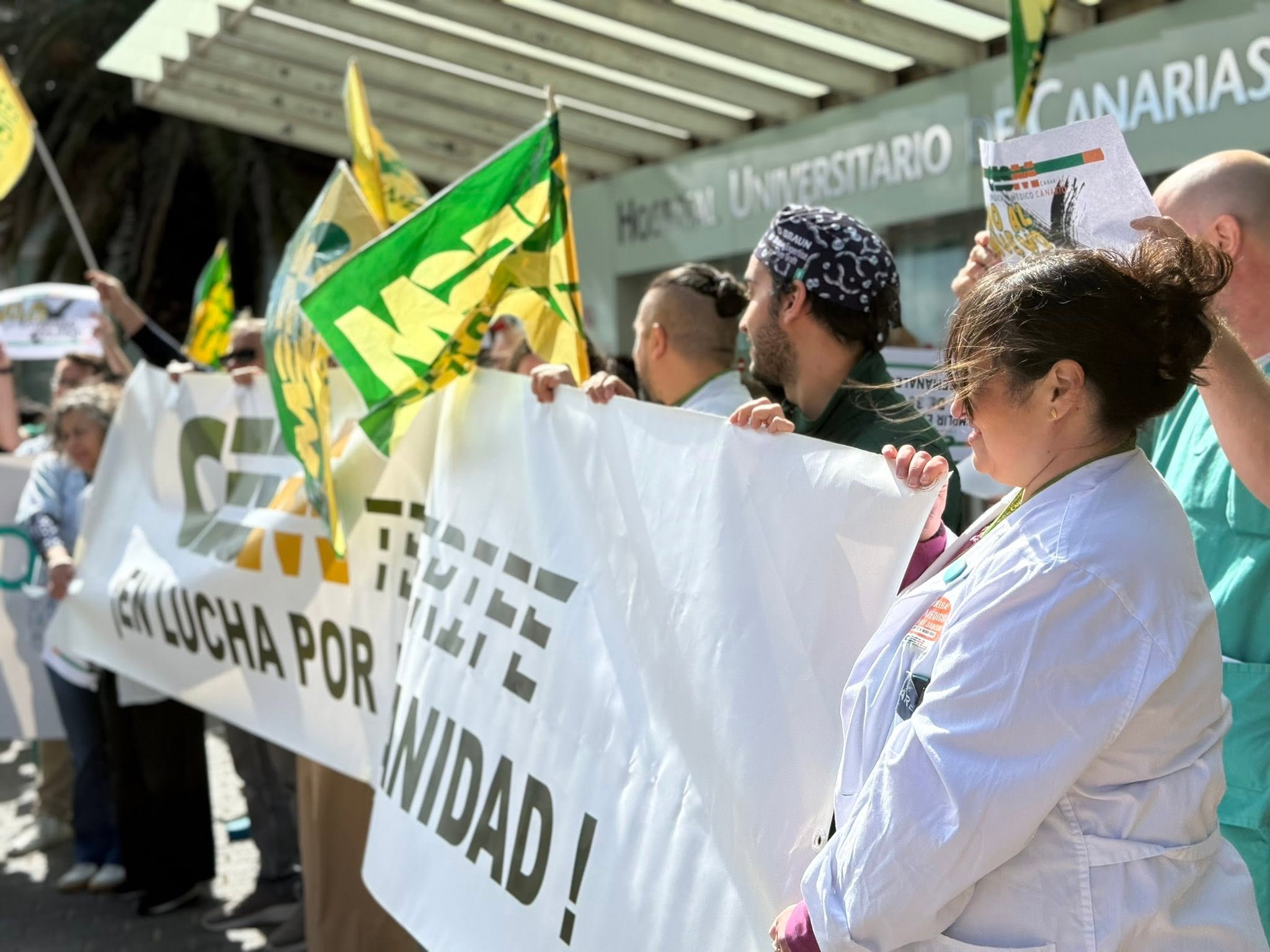 Concentraciones de médicos en Canarias | Foto: CESM Canarias