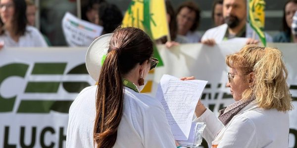 Concentración de personal médico de Canarias | Foto: CESM Canarias