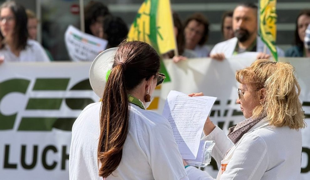 Concentración de personal médico de Canarias | Foto: CESM Canarias
