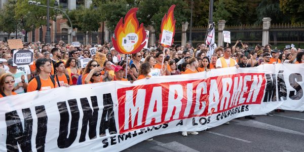 Manifestación «Ni una Maricarmen más» — Madrid, 26 de septiembre de 2026. | Foto: Carlos Barcenilla (Wikimedia Commons, usuario Barcex). Licencia: CC BY-SA 4.0.