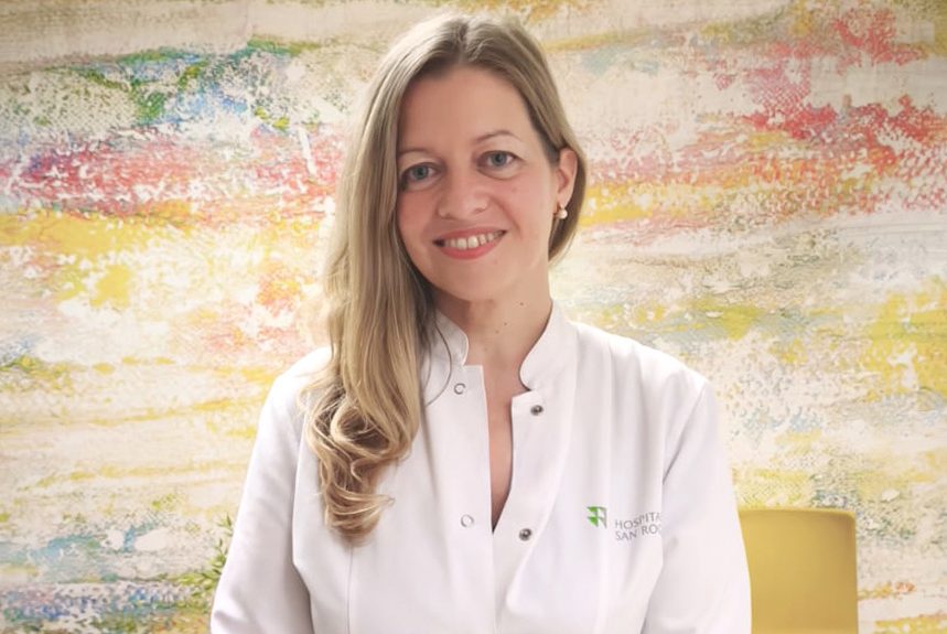 Noelia Ocaña en su despacho de Hospitales Universitarios San Roque | Foto: HUSR