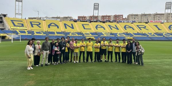 Doce empresas japonesas del sector audiovisual y del videojuego visitan el Estadio de Gran Canaria | Foto: UD Las Palmas