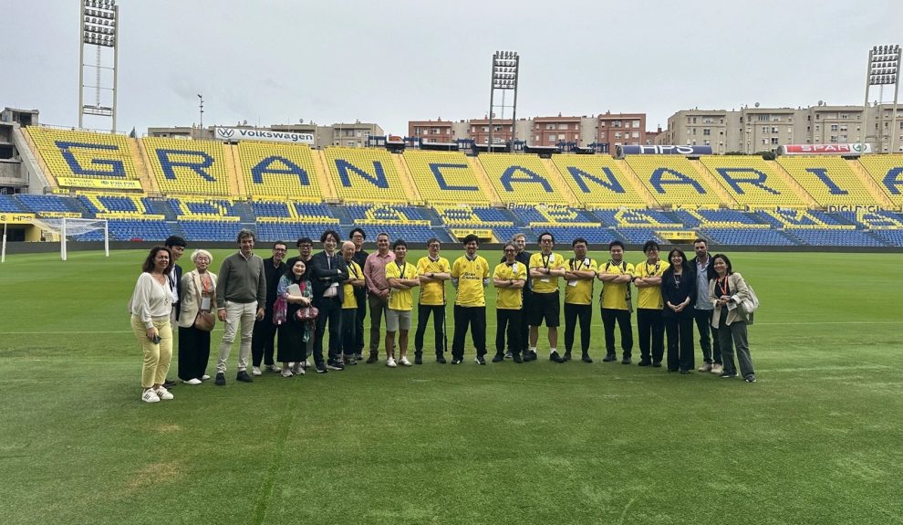 Doce empresas japonesas del sector audiovisual y del videojuego visitan el Estadio de Gran Canaria | Foto: UD Las Palmas