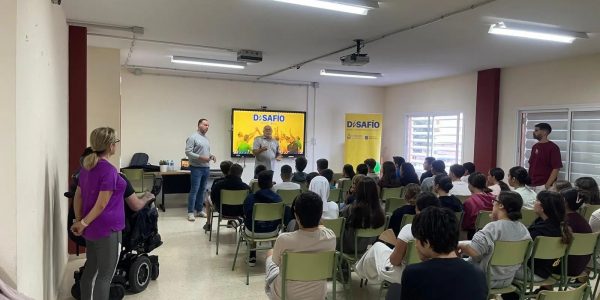 La Fundación UD Las Palmas retoma las charlas escolares del proyecto DISAFÍO para fomentar la inclusión | Foto: UD Las Palmas