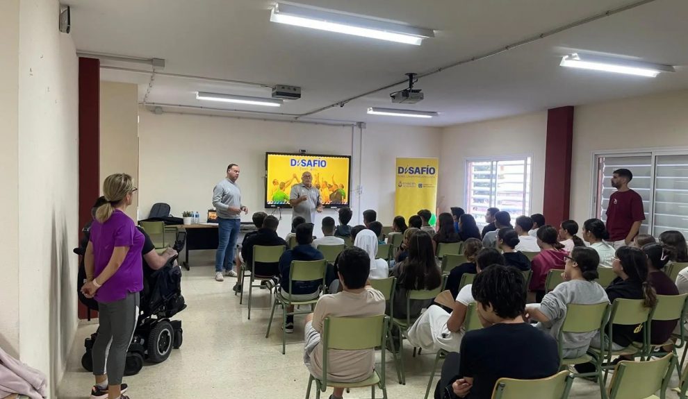 La Fundación UD Las Palmas retoma las charlas escolares del proyecto DISAFÍO para fomentar la inclusión | Foto: UD Las Palmas