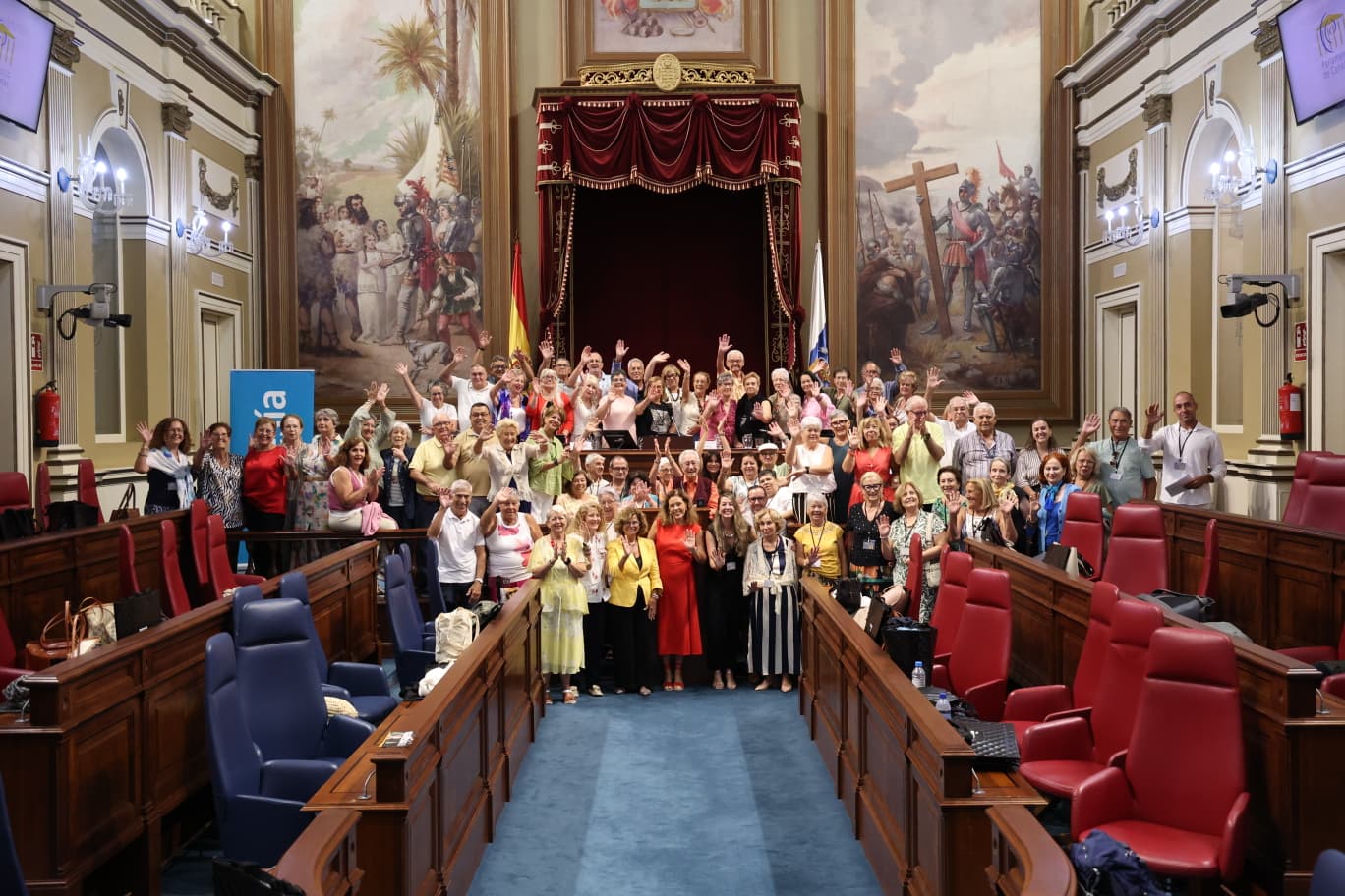 Primer Pleno de las Personas Mayores celebrado en el Parlamento de Canarias | Foto: Parcan